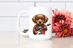 Baby Chesapeake Bay Retriever as Punk Singer Product Image 2