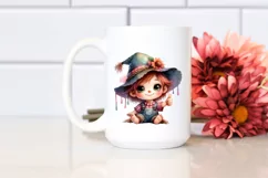 Cute Baby Scarecrow Sitting PNG Product Image 2