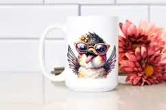Funny Hummingbird Smiling Sunglasses | Clipart Product Image 2