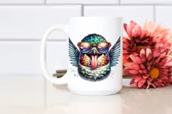 Funny Hummingbird Smiling Sunglasses | Clipart Product Image 2