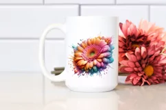 Detailed Glossy Gerbera Transparent PNG Product Image 2