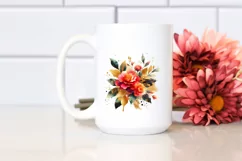 Vibrant Gold Foil Bouquet PNG Product Image 2