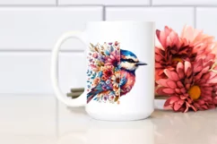 Vibrant Watercolor Bird | Sublimation | Clipart Product Image 2