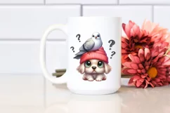 Funny Baby Dog with Hat | Sublimation | Clipart Product Image 2