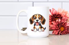 Funny Beagle Sitting | Clipart Product Image 2