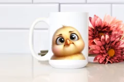 Funny Baby Chick Portrait with Caricature-Like Features | Product Image 2