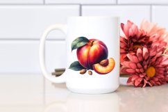 Nectarine Sublimation Clipart Product Image 2