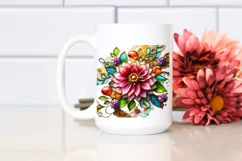 Watercolor Luxury Flower Splash Clipart Product Image 2