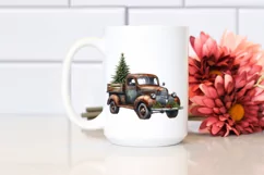 Vintage Pickup Truck Sublimation Clipart Product Image 2