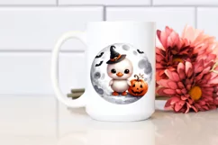 Cute Baby Swan, Halloween Theme, PNG Product Image 2