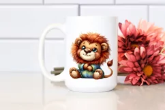 Adorable Vibrant Brownish Lion Plush | Clipart Product Image 2