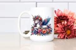 Colorful Baby Unicorn PNG Product Image 2