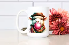 Vibrant Lamb High Detail Watercolor Product Image 2