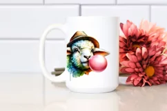 Vibrant Lamb High Detail Watercolor Product Image 2