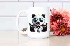 Funny Cute Panda Portrait Rocker Sign Product Image 2