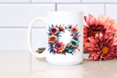 Colorful Gerbera Abstract Art | Sublimation | Clipart Product Image 2