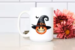 Funny Watercolor Halloween Sticker | Clipart Product Image 2