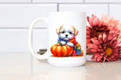 Vibrant Baby Dog,Simple Halloween | Sublimation,Clipart Product Image 2