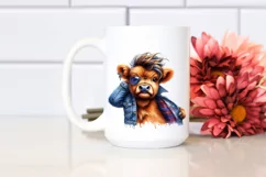 Watercolor Mouse Portrait, Transparent PNG Product Image 2
