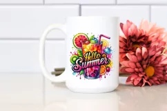 Summer Watercolor Drink PNG Product Image 2