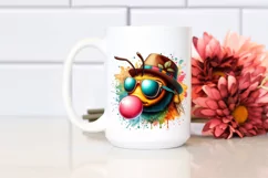 Fun Bee Portrait | Sublimation | PNG Clipart Product Image 2