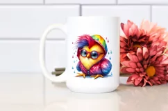 Proud Baby Chicken Playing PNG Product Image 2
