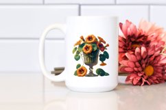 Detailed with Large Nasturtium | Sublimation Clipart Product Image 2
