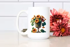 Detailed with Large Nasturtium | Sublimation Clipart Product Image 2