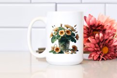 Detailed with Large Nasturtium | Sublimation Clipart Product Image 2