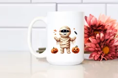Simple Funny Halloween Mummy, Transparent PNG Product Image 2