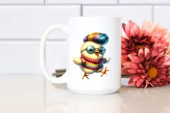 Happy Baby Chicken Jumping PNG Product Image 2