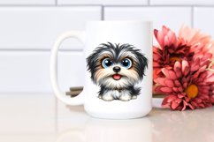 Funny Crazy Watercolor Havanese | Clipart Product Image 2