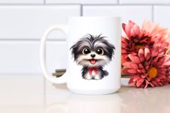 Funny Crazy Watercolor Havanese | Clipart Product Image 2