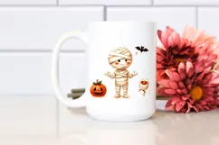 Simple Funny Halloween Mummy, Transparent PNG Product Image 2