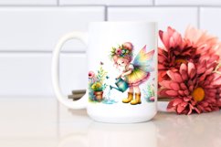 Colorful Small Cute Fairy | Sublimation Clipart Product Image 2