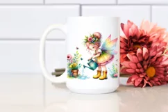 Colorful Small Cute Fairy | Sublimation Clipart Product Image 2