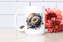 Abstract Shiny Ranunculus Clipart Product Image 2