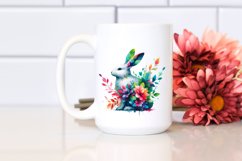 Abstract Vibrant Rabbit PNG Product Image 2