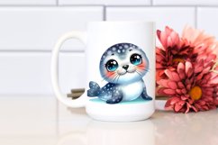 Colorful Smiling Baby Seal | Clipart Product Image 2