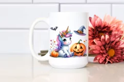 Vibrant Baby Unicorn,Simple Halloween | Sublimation,Clipart Product Image 2