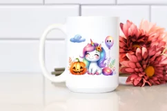 Vibrant Baby Unicorn,Simple Halloween | Sublimation,Clipart Product Image 2