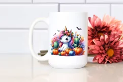 Vibrant Baby Unicorn,Simple Halloween | Sublimation,Clipart Product Image 2