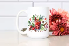 Watercolor Bloody Mary Clipart Product Image 2