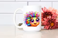 Colorful Baby Snail | Sublimation Clipart Product Image 2
