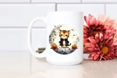 Cute Baby Tiger Halloween PNG Product Image 2