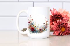 Colorful Floral Frame with Small Wild Flowers | Clipart Product Image 2