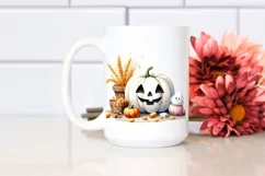 Simple Funny Halloween Pumpkin, Transparent PNG Product Image 2