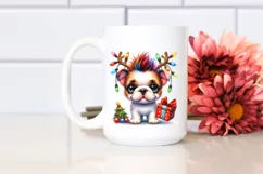 Enthusiastic Baby Bulldog PNG Product Image 2