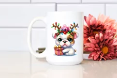 Enthusiastic Baby Bulldog PNG Product Image 2