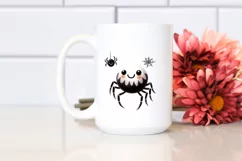 Simple Funny Spider Clipart, Halloween Theme, PNG Product Image 2